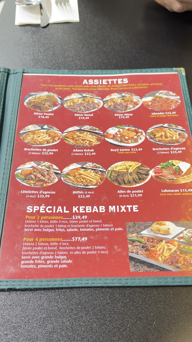 Menu Palais Istanbul Kebab-7