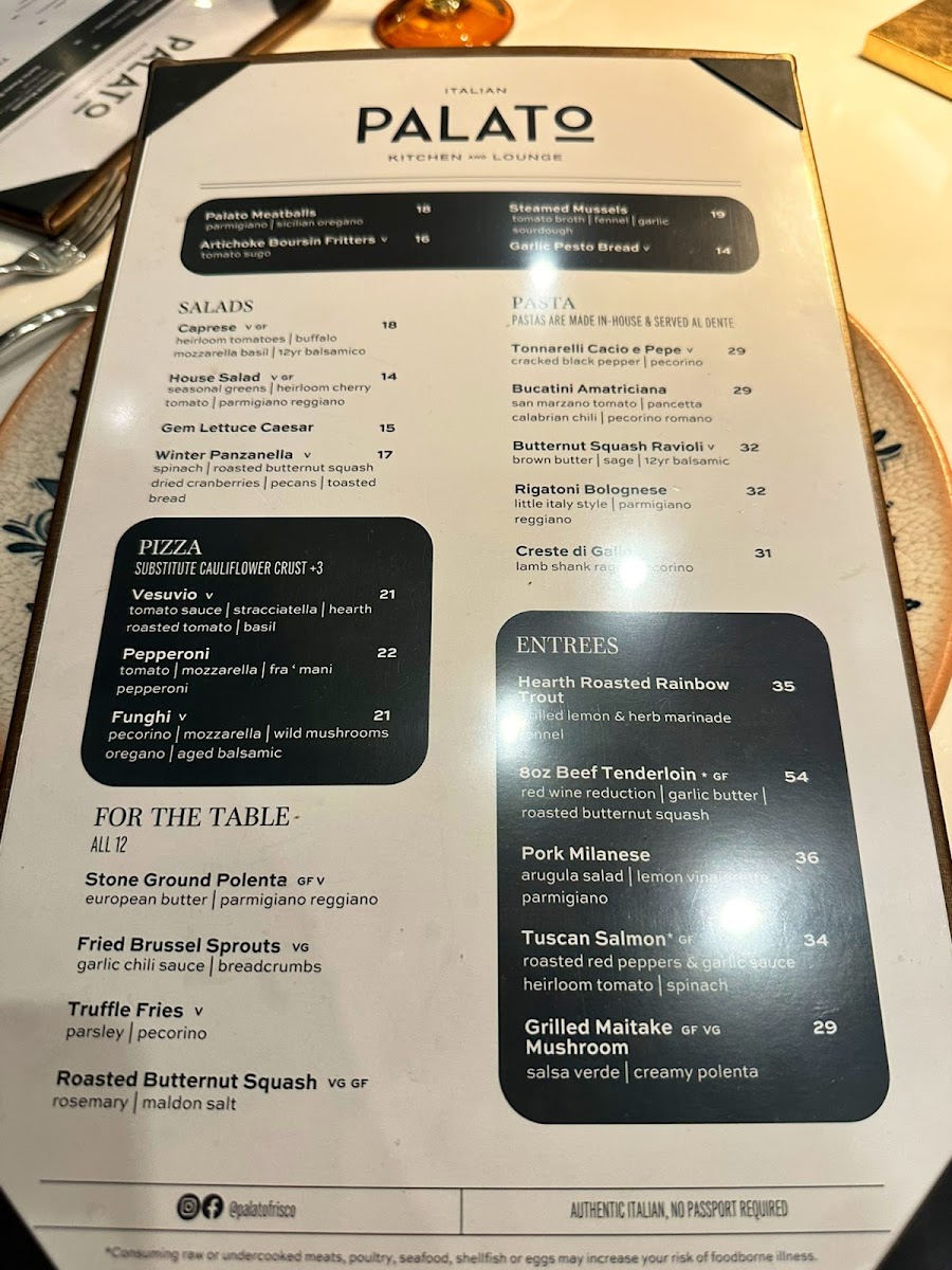 Menu Palato Italian Kitchen And Lounge-2