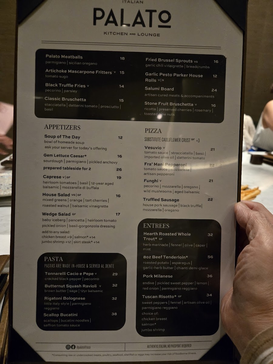 Menu Palato Italian Kitchen And Lounge-3