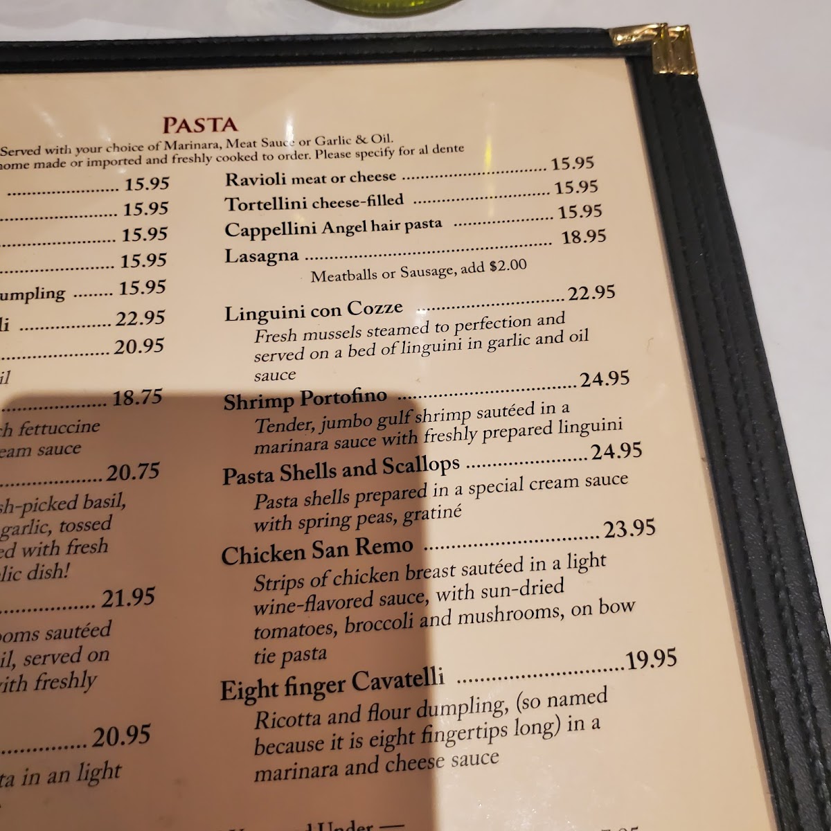 Menu Palermo's 95Th Italian Cuisine-10