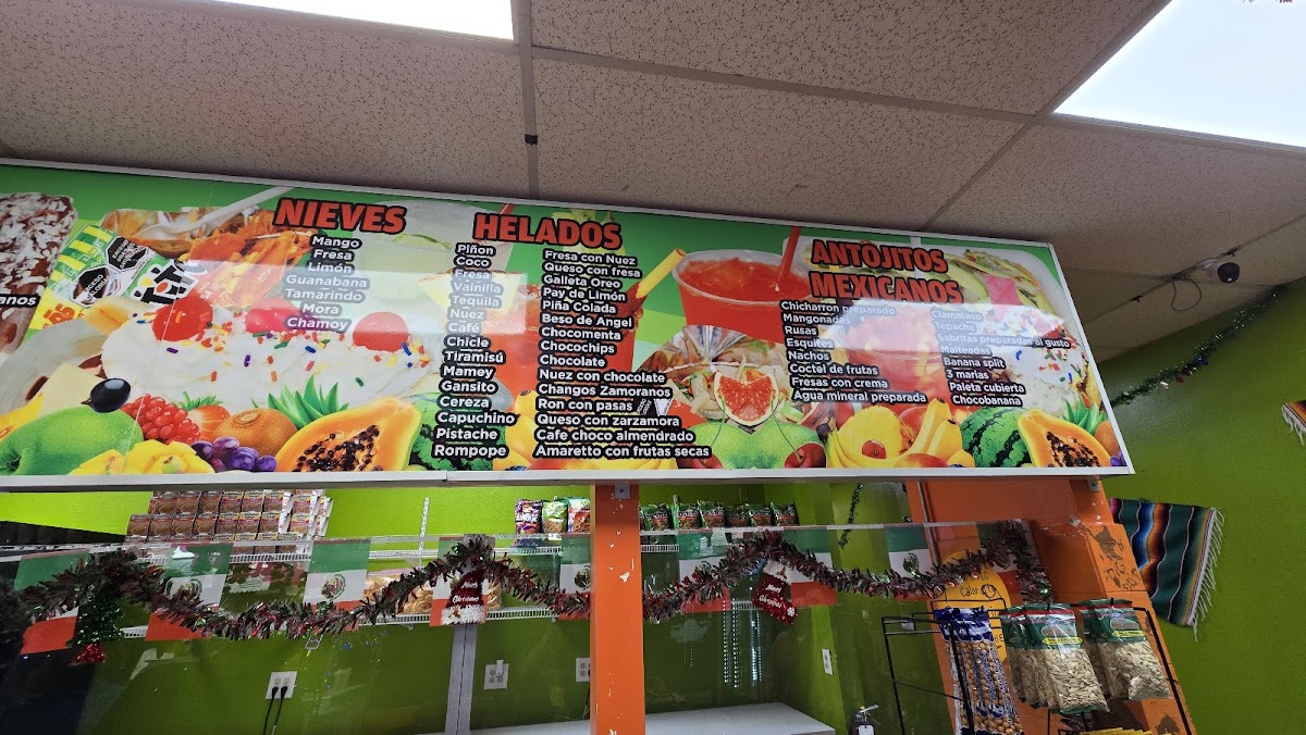 Menu Paleteria Y Neveria La Mexicana-1