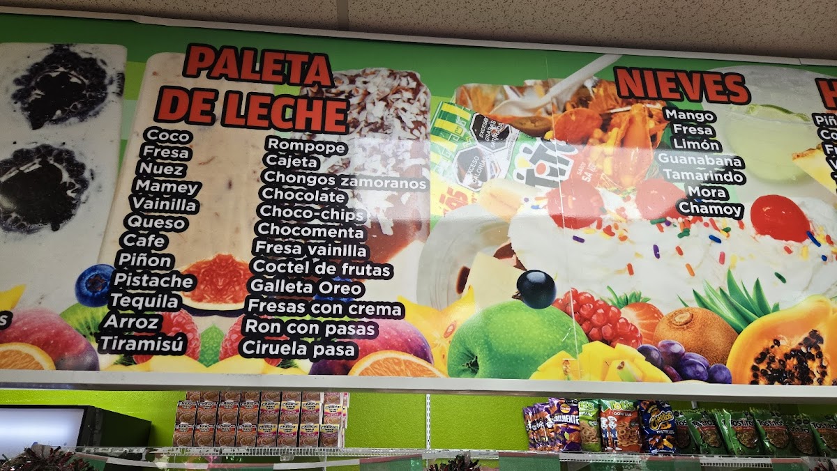 Menu Paleteria Y Neveria La Mexicana-2