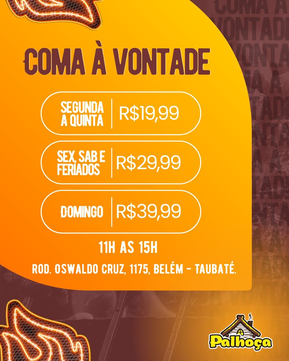 Menu Palhoça Self-Service À Vontade-2