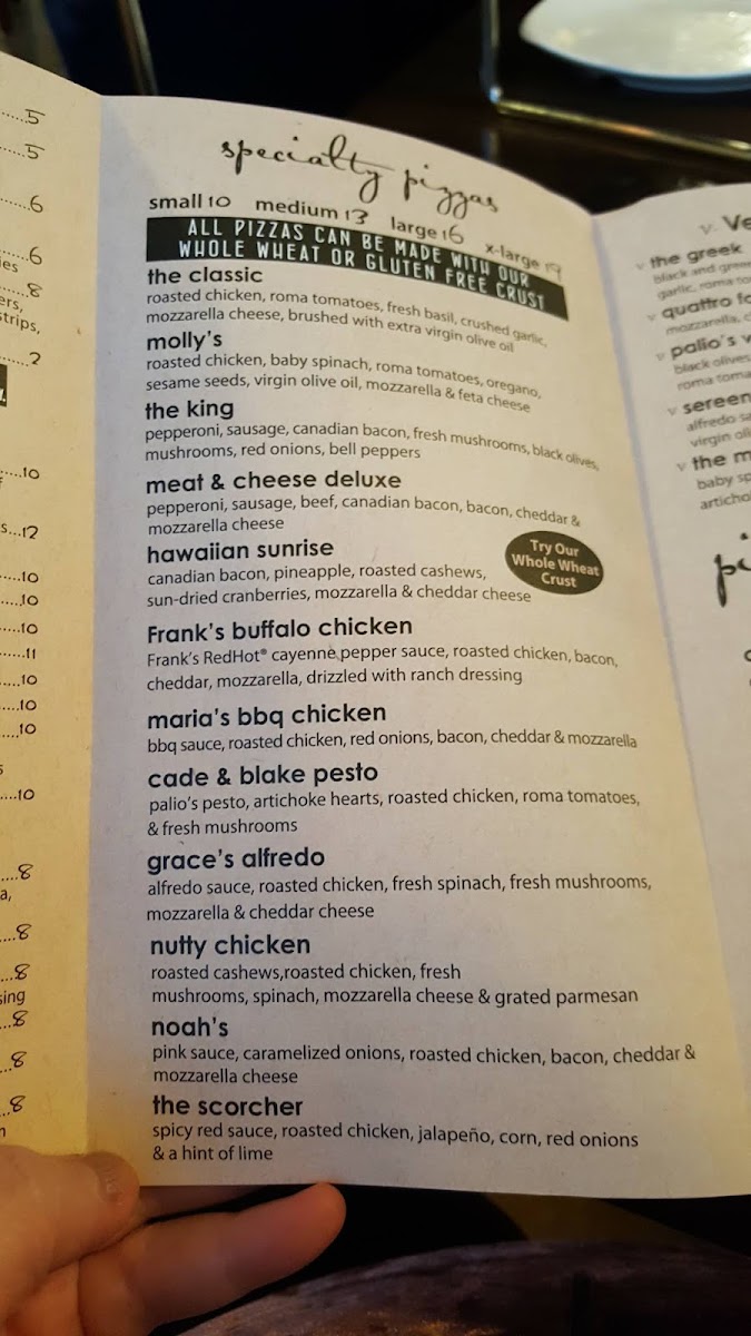 Menu Palio's Pizza Cafe, Forney-10