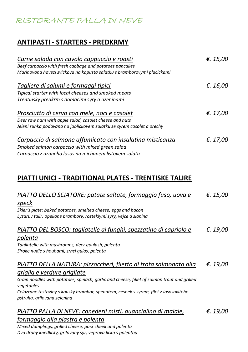 Menu Palla Di Neve-2