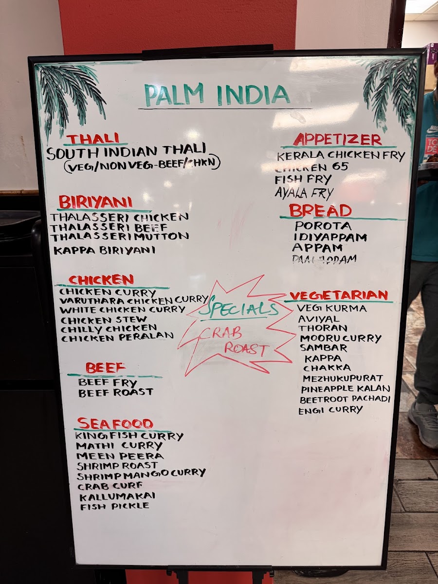 Menu Palm India Restaurant-2