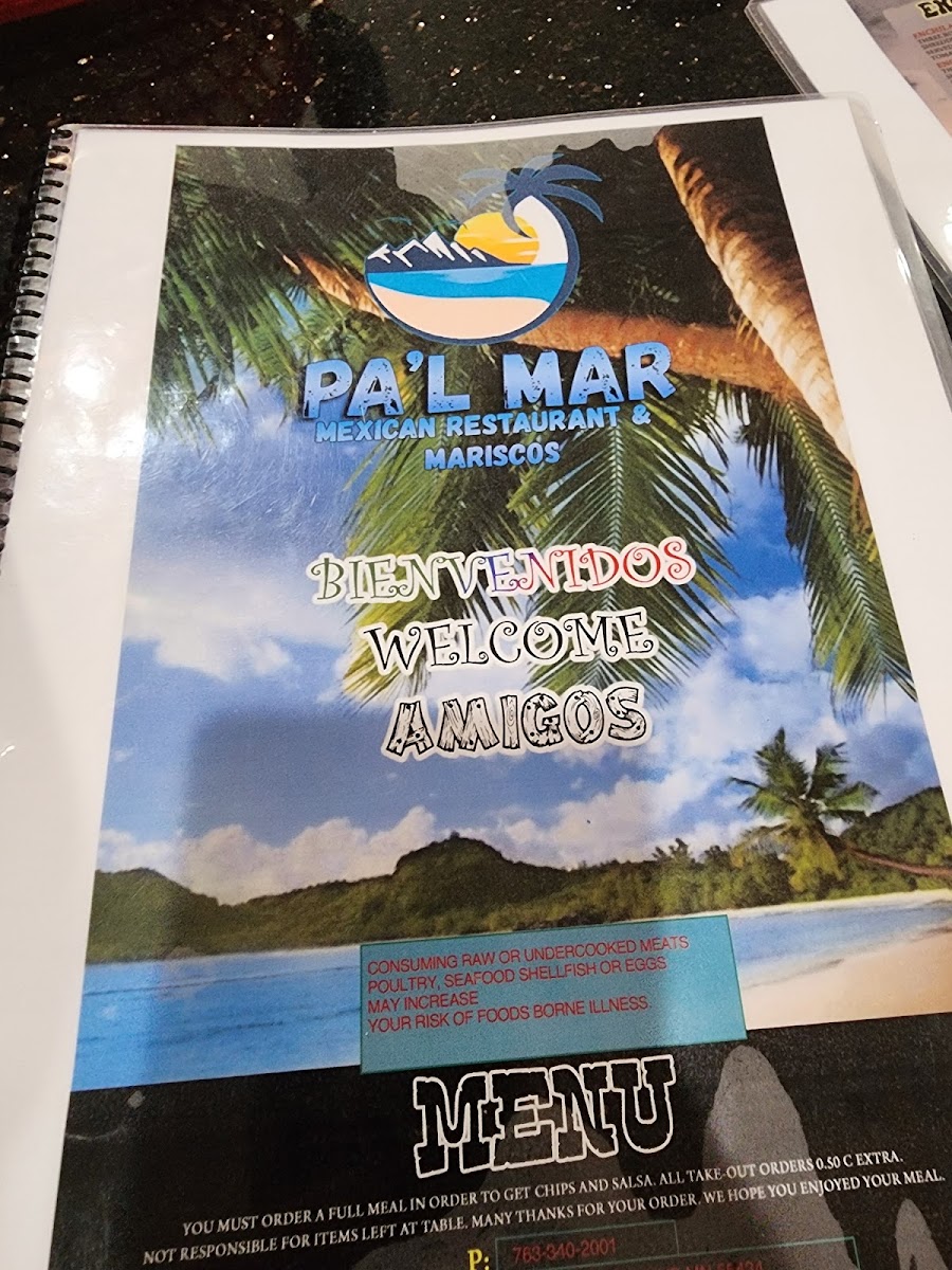 Menu Palmar Mexican Restaurant & Seafood-2