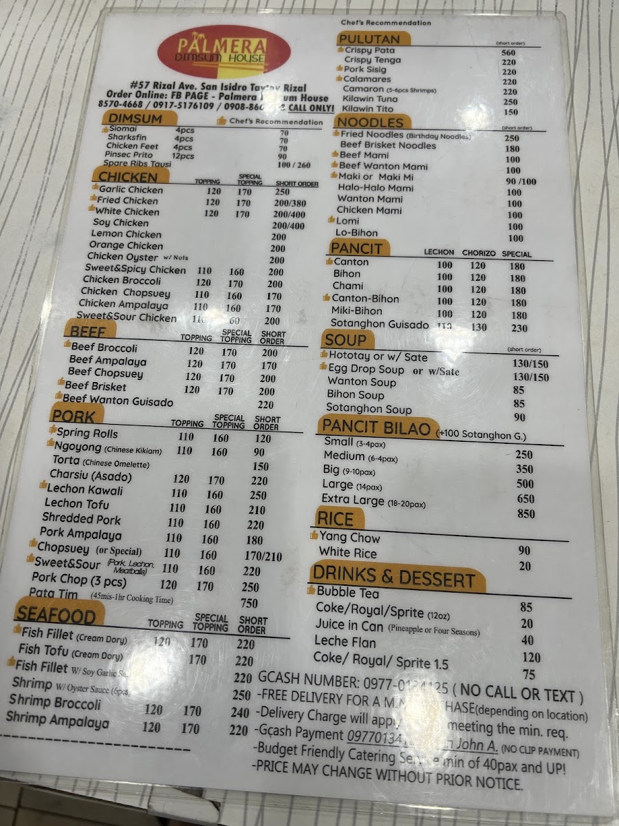 Menu Palmera Dimsum House-3