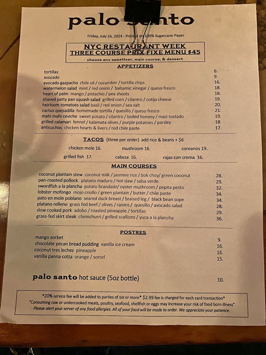 Menu Palo Santo-1