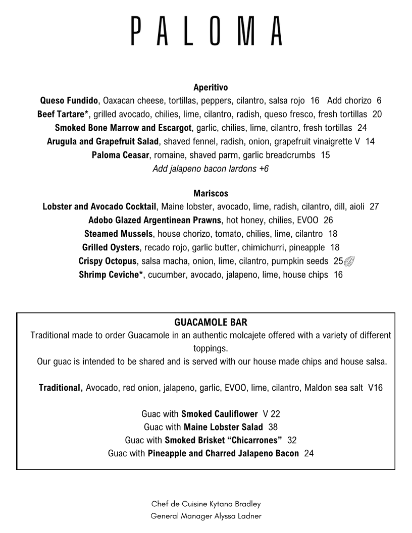 Menu Paloma-3