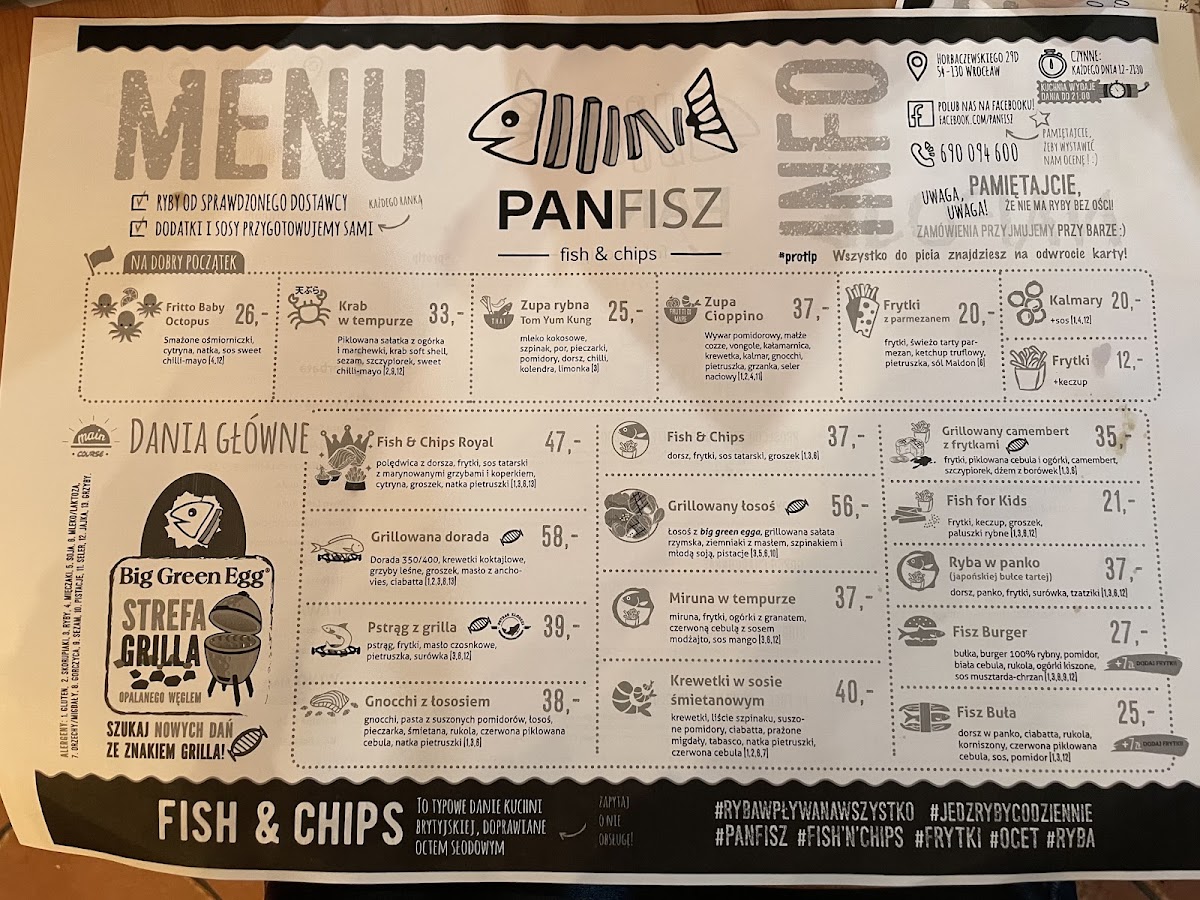 Menu Pan Fisz-6