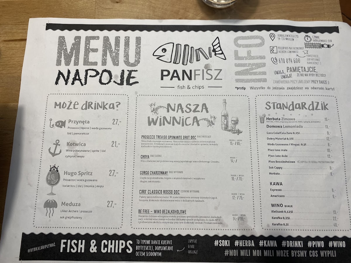 Menu Pan Fisz-7