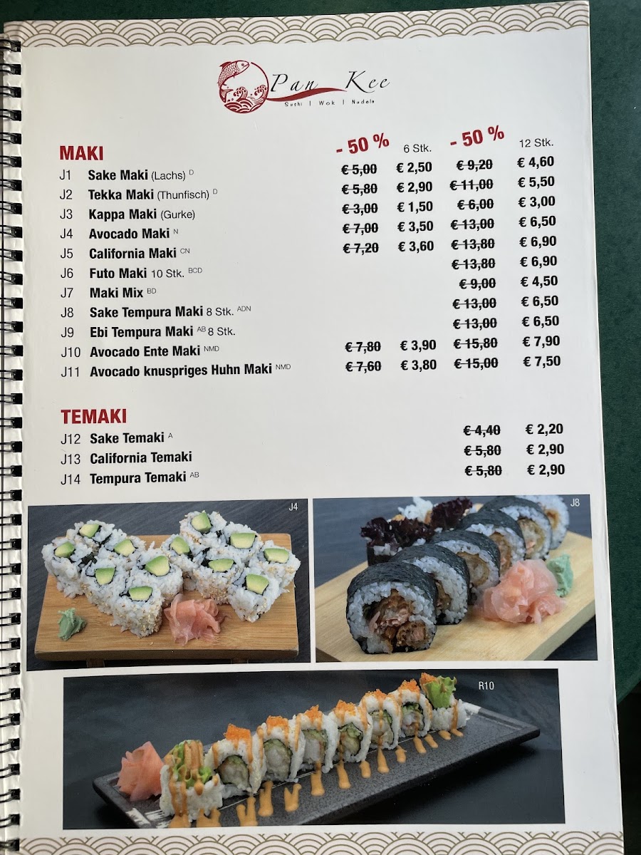 Menu Pan Kee - Sushi | Wok | Nudeln-9