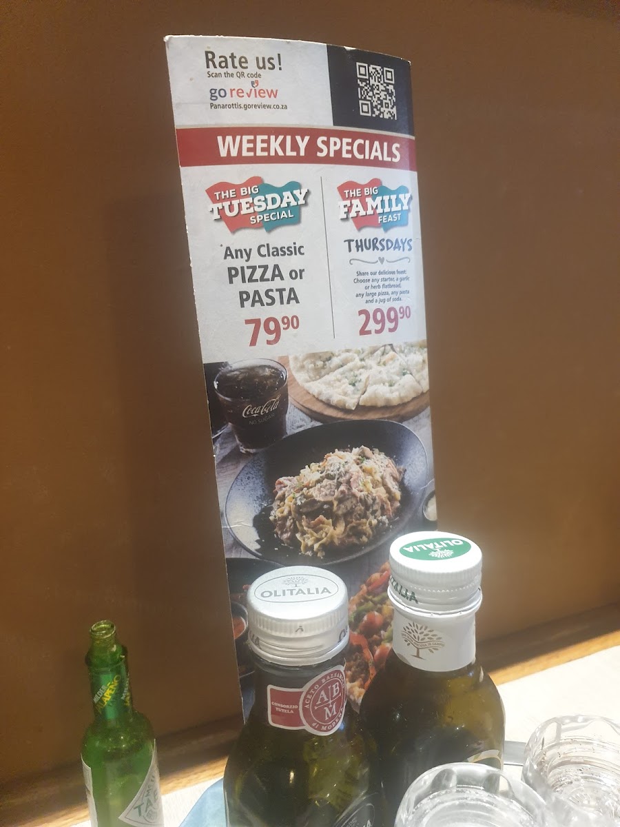 Menu Panarottis Potchefstroom-5