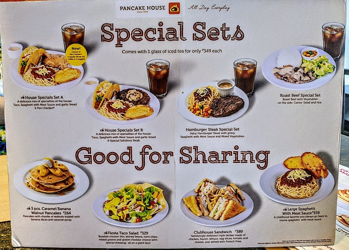 Menu Pancake House U.p. Town Center-4