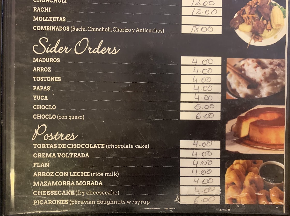 Menu Panchito's Restaurant-5