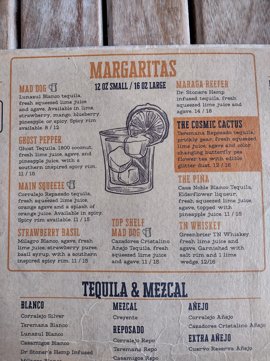 Menu Pancho And Lefty's Cantina-6