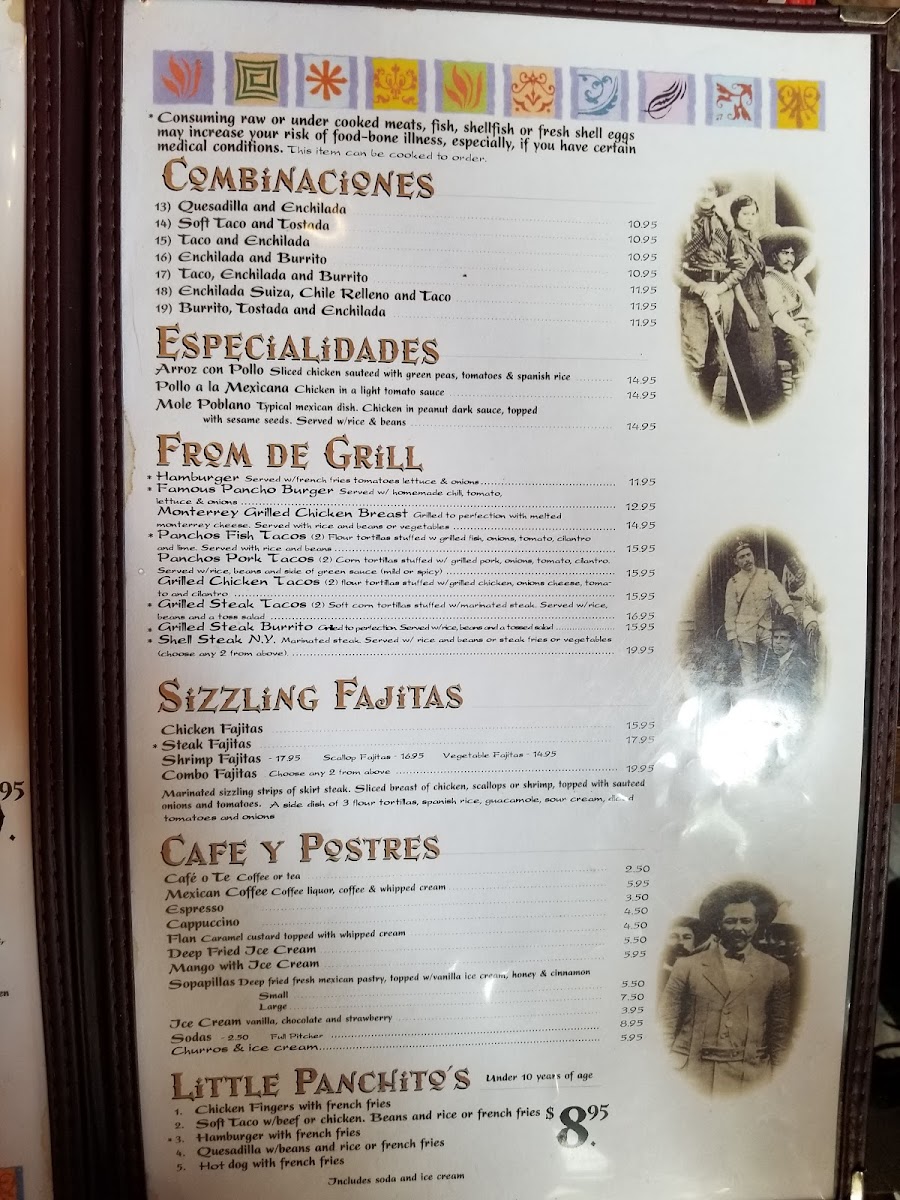 Menu Pancho Villa's-4