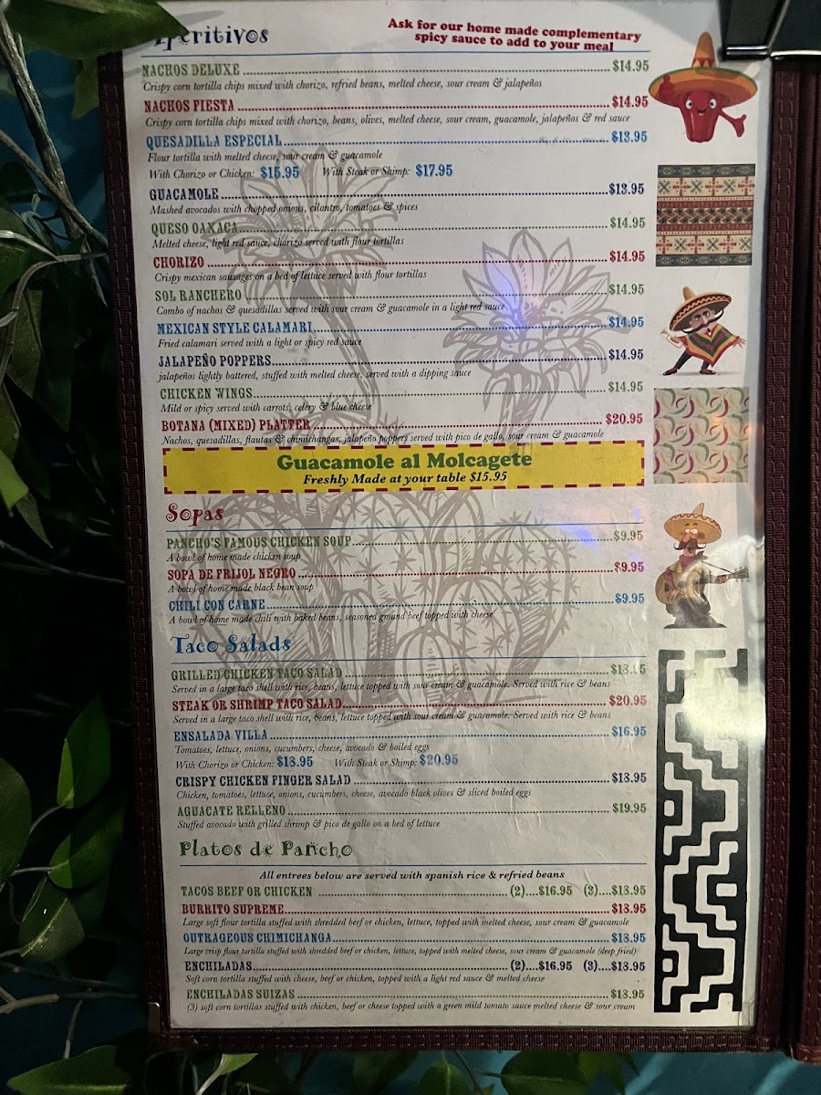 Menu Pancho Villa's-6
