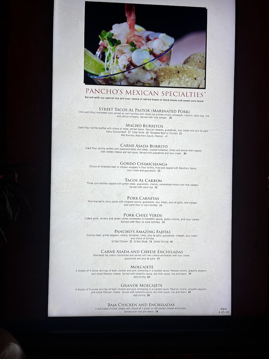 Menu Pancho & Willie's-2