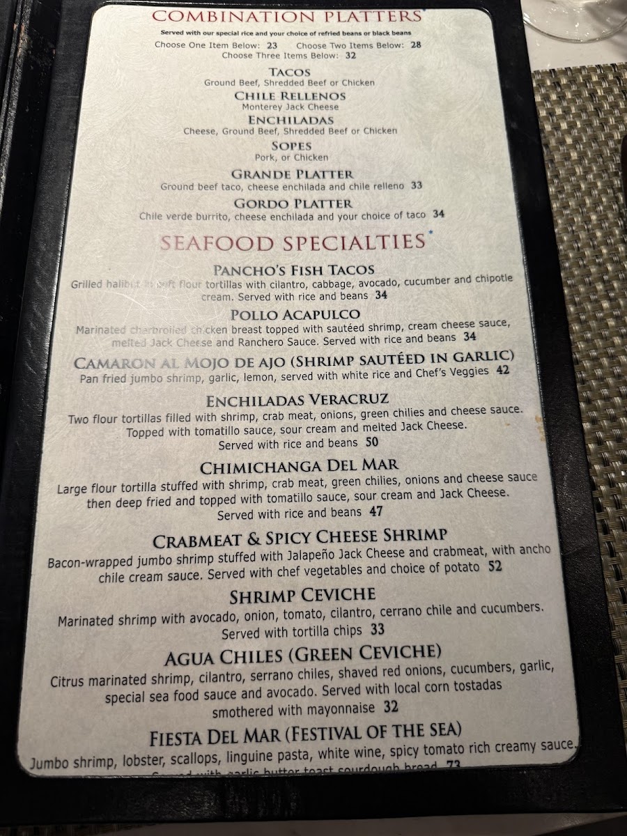 Menu Pancho & Willie's-6