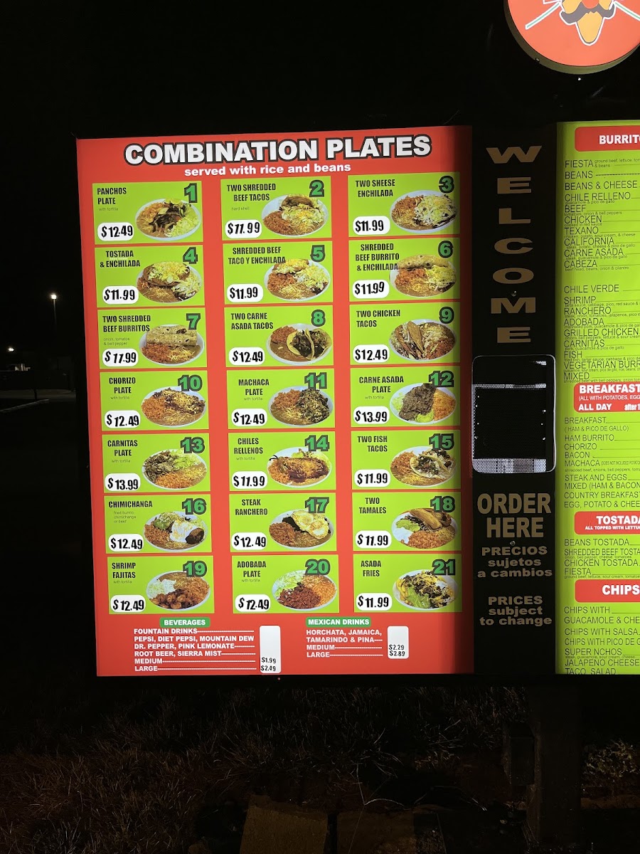 Menu Pancho's Mexican Food-10