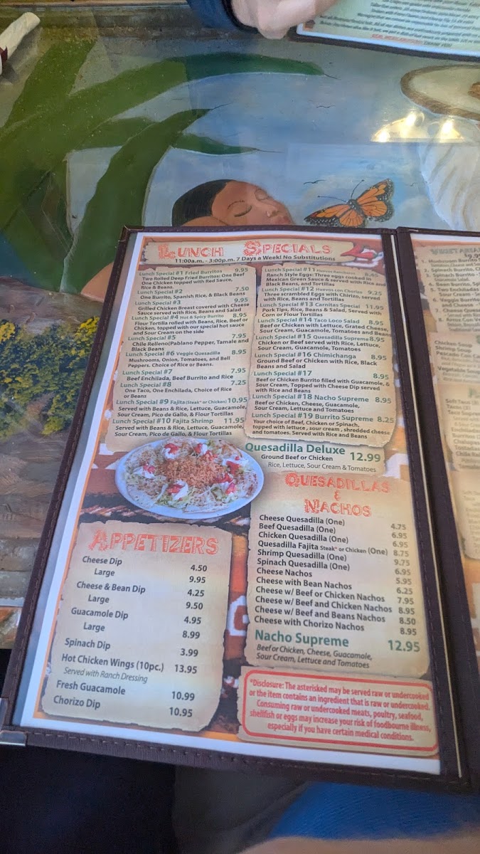 Menu Pancho's Méxican Grill-2