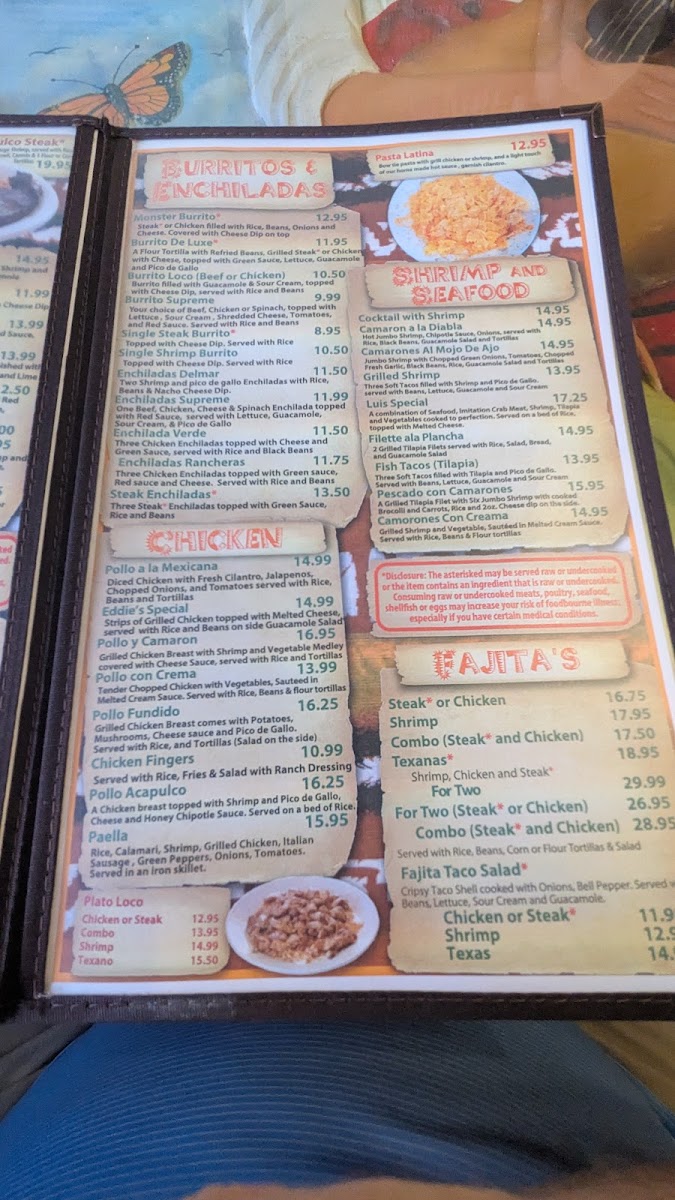 Menu Pancho's Méxican Grill-4