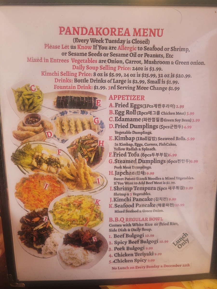 Menu Panda Korea Restaurant-6