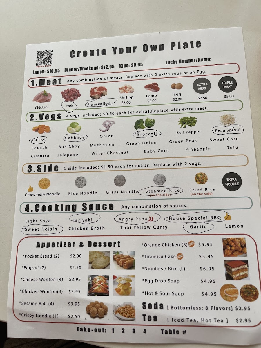 Menu Panda Mongolian Bbq-1