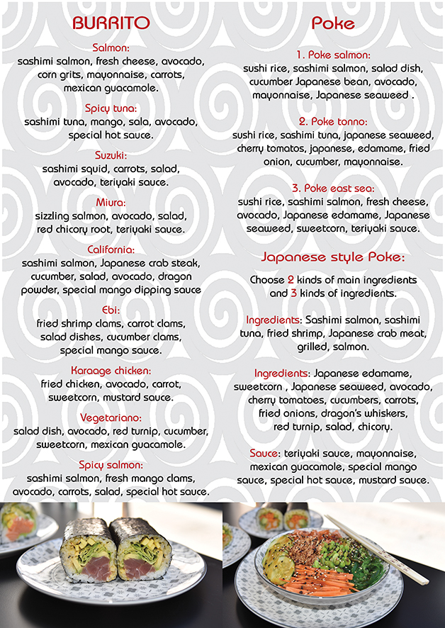 Menu Pandarrito Sushi Burrito E Pokè Bowls Torino-1