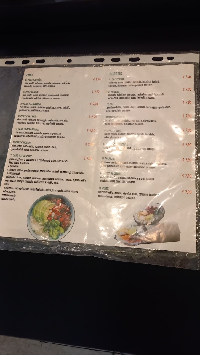 Menu Pandarrito Sushi Burrito E Pokè Bowls Torino-5