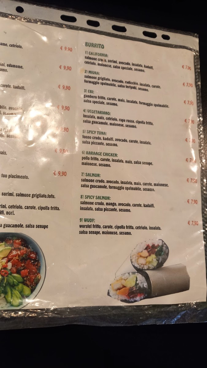 Menu Pandarrito Sushi Burrito E Pokè Bowls Torino-6