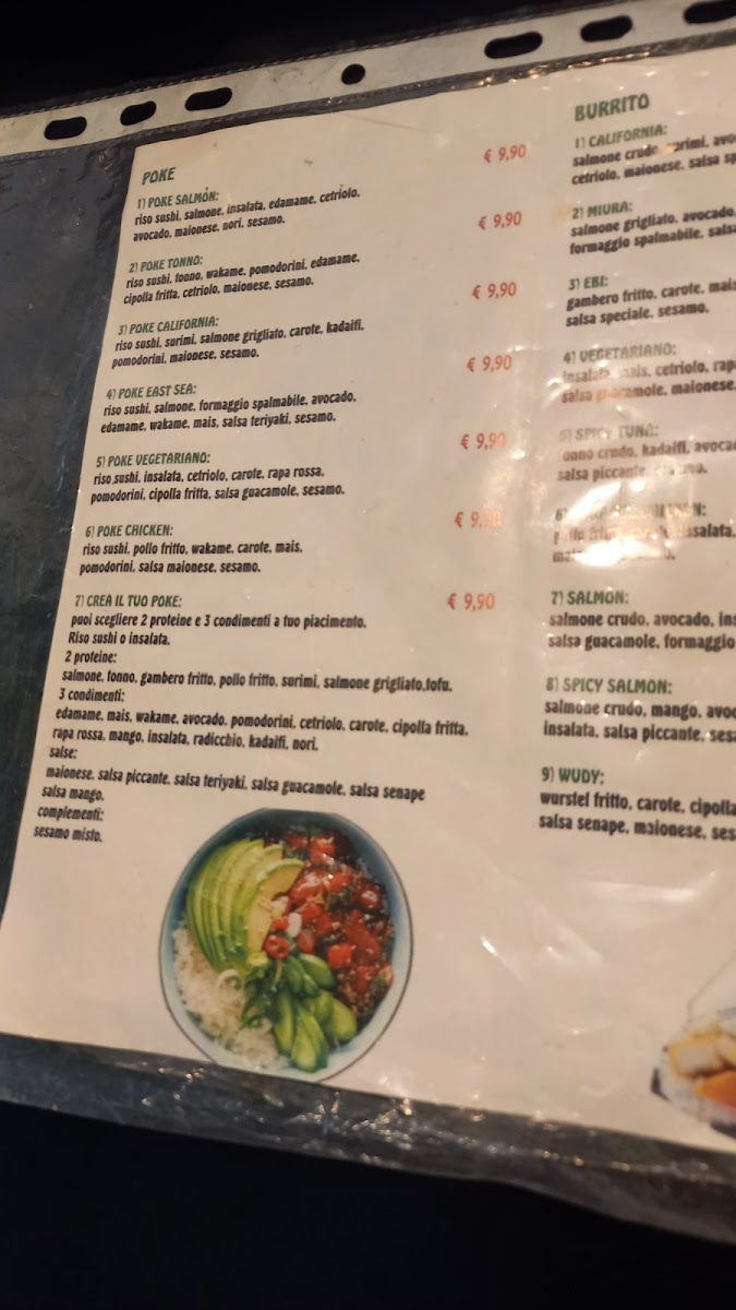 Menu Pandarrito Sushi Burrito E Pokè Bowls Torino-9