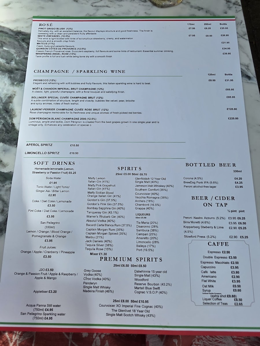 Menu Panevino Italian Restaurant-1