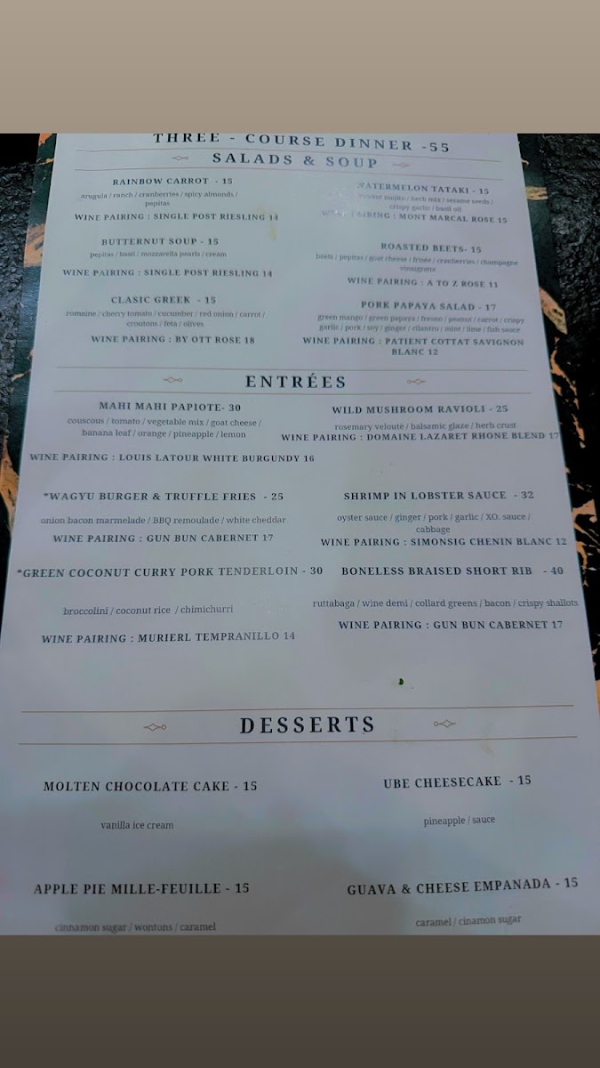 Menu Pangaea Bistro & Bar-3