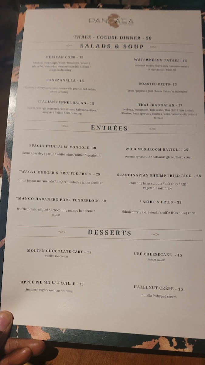 Menu Pangaea Bistro & Bar-4