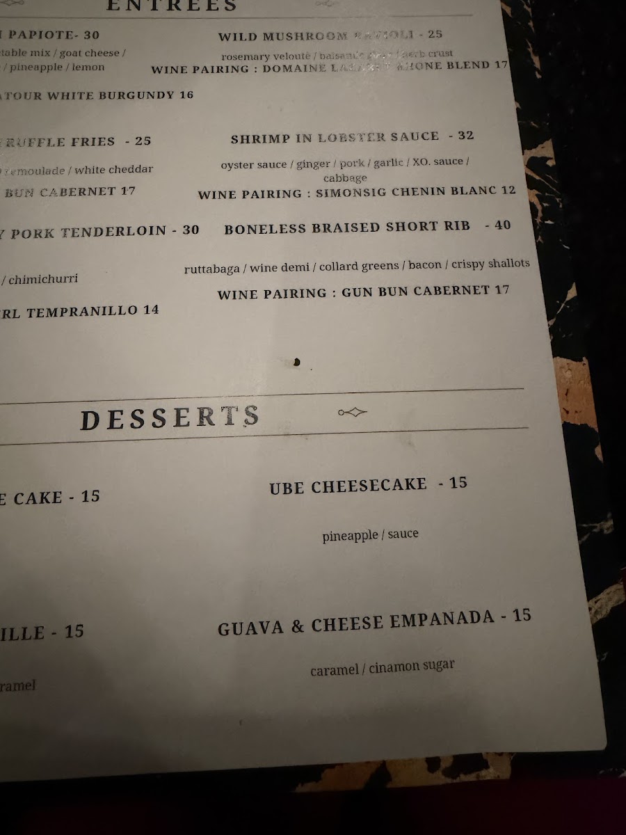 Menu Pangaea Bistro & Bar-8