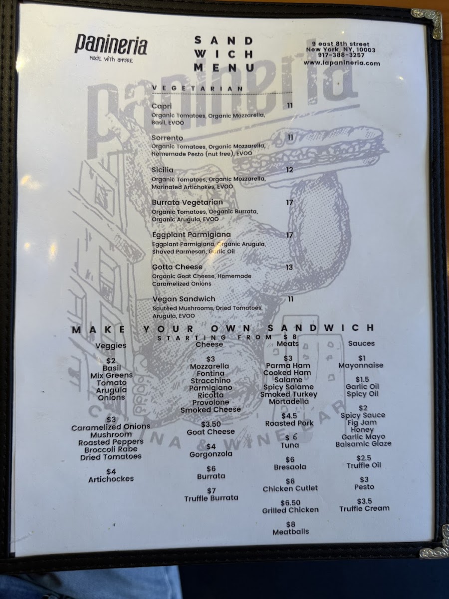 Menu Panineria Nyc-3