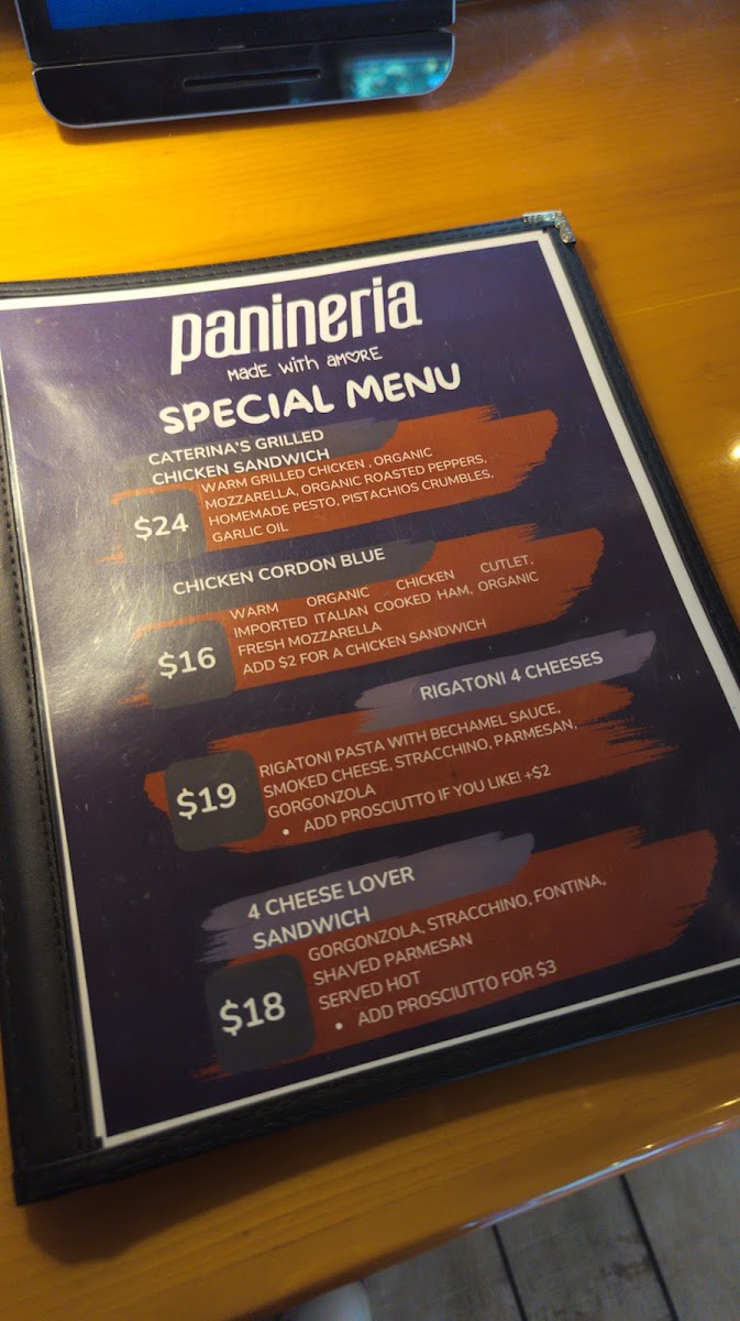Menu Panineria Nyc-7