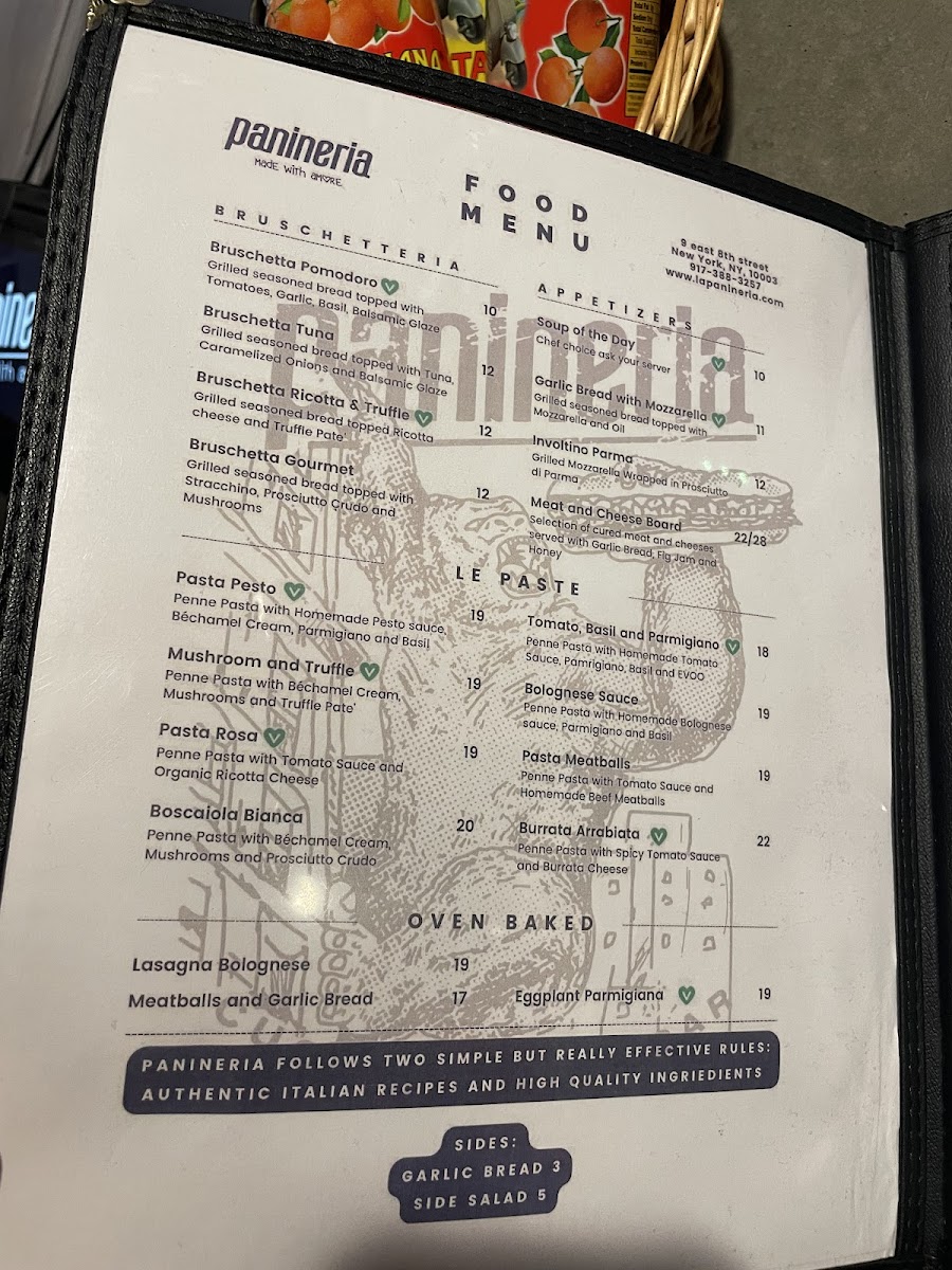 Menu Panineria Nyc-9