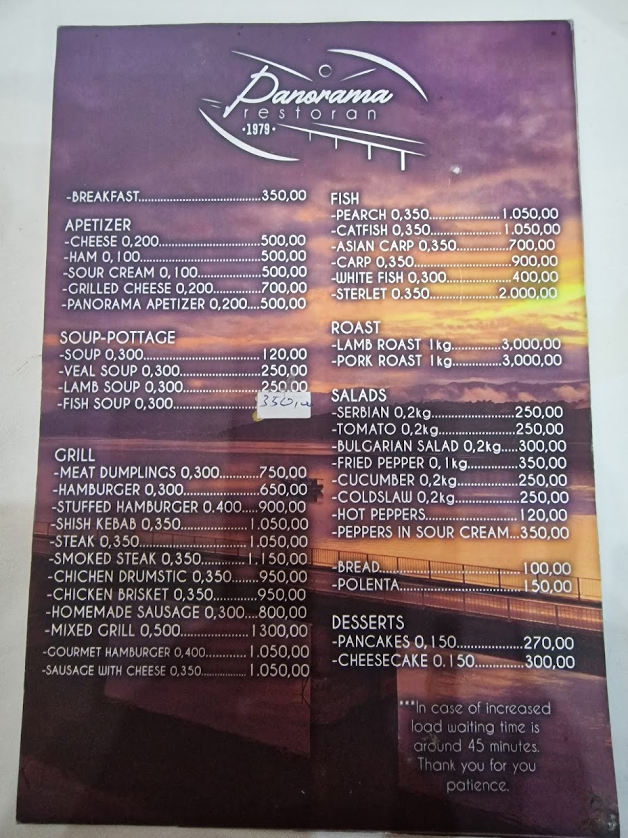 Menu Panorama-9
