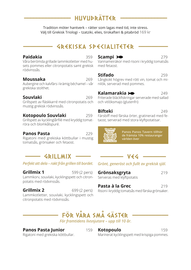 Menu Panos Panos Tavern-2