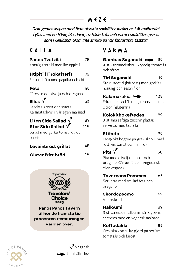 Menu Panos Panos Tavern-7