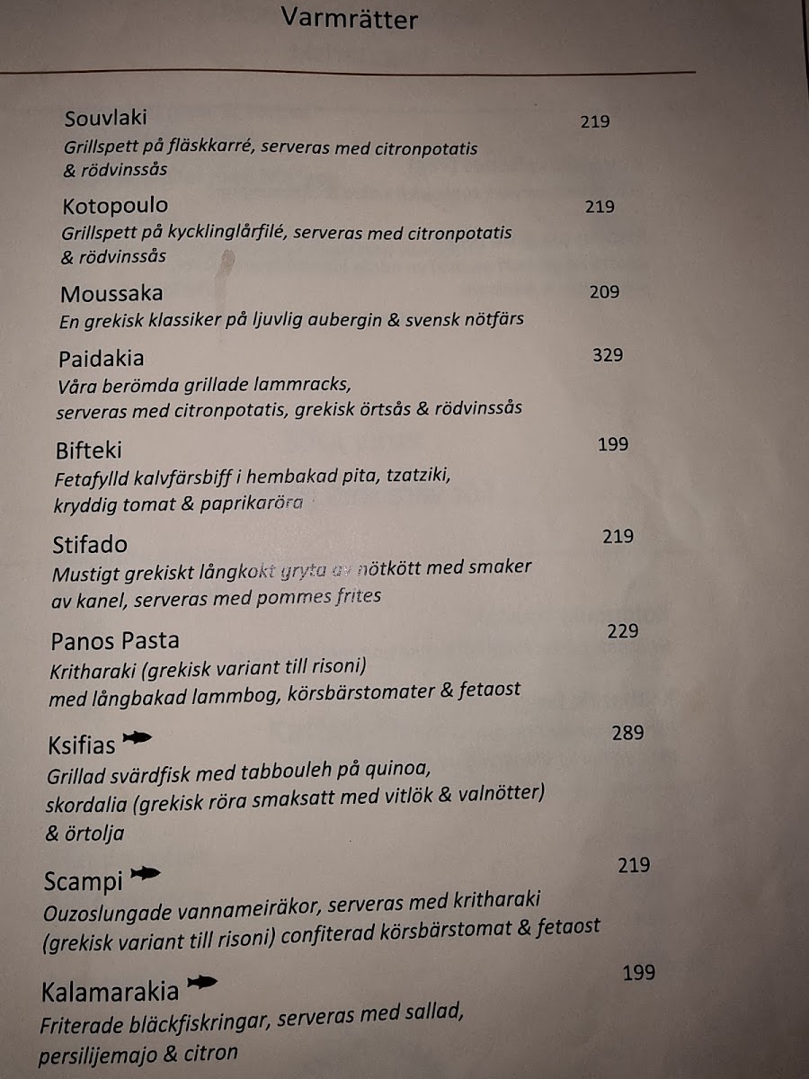 Menu Panos Panos Tavern-9
