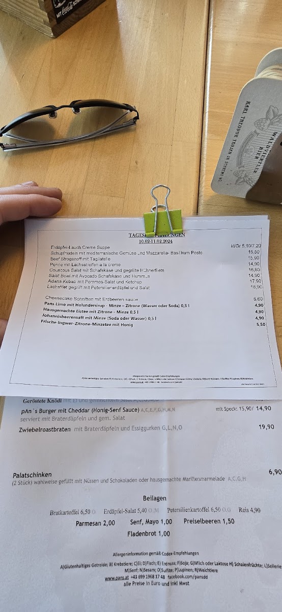 Menu Pan`s Café-Restaurant-4