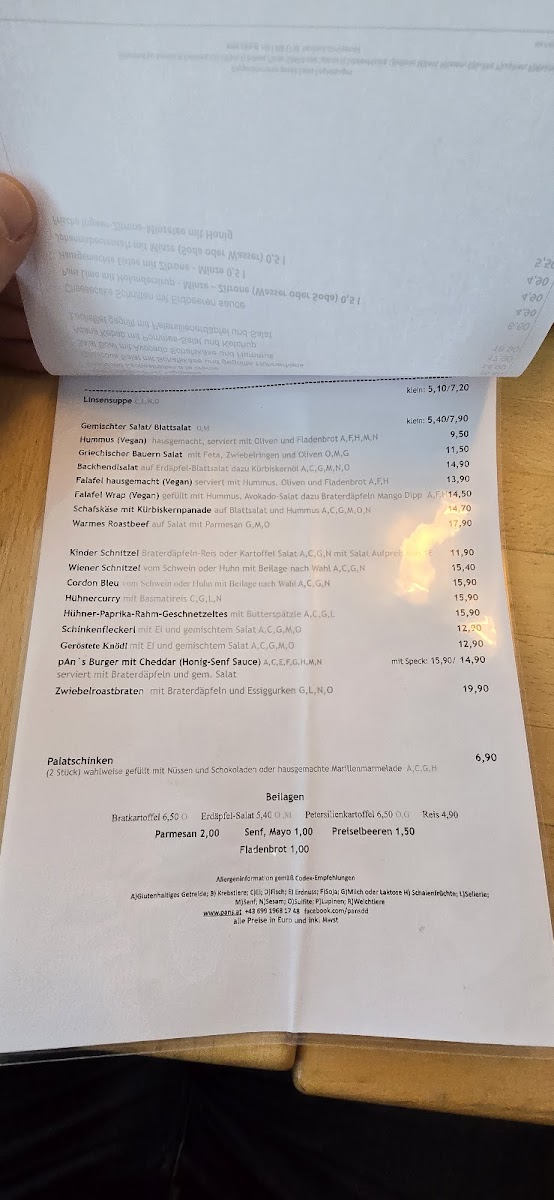 Menu Pan`s Café-Restaurant-5