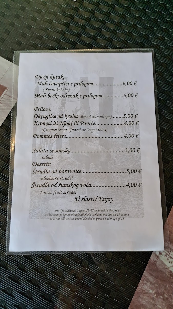 Menu Pansion Lovački-2