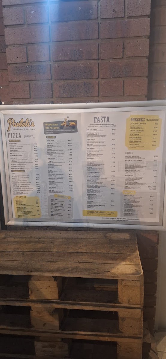 Menu Panteli's Italian Kitchen - Boskruin-8