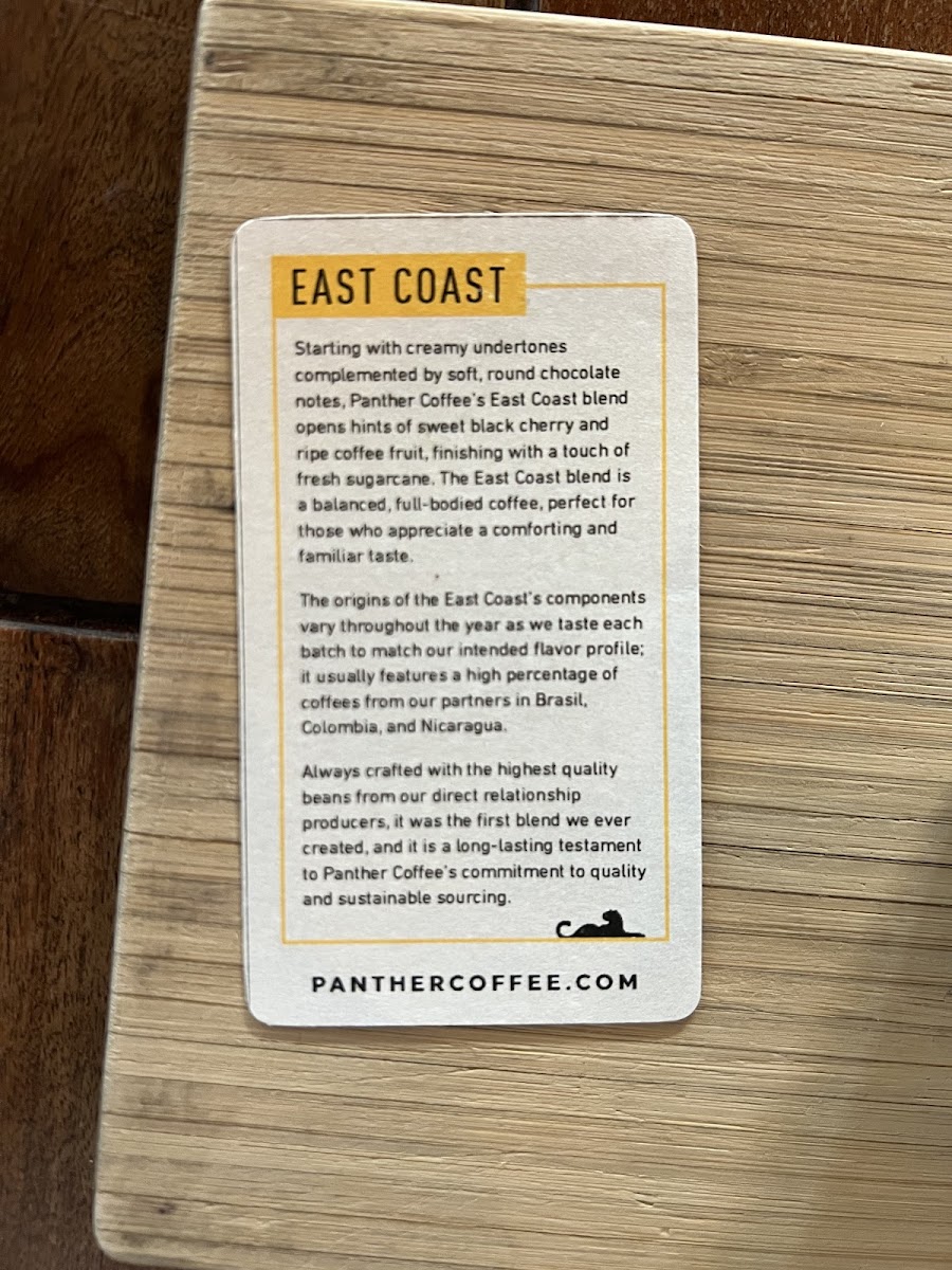 Menu Panther Coffee - Miami Beach-9